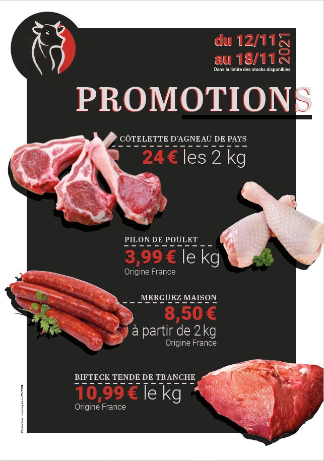 Promotions du 12 au 18 novembre